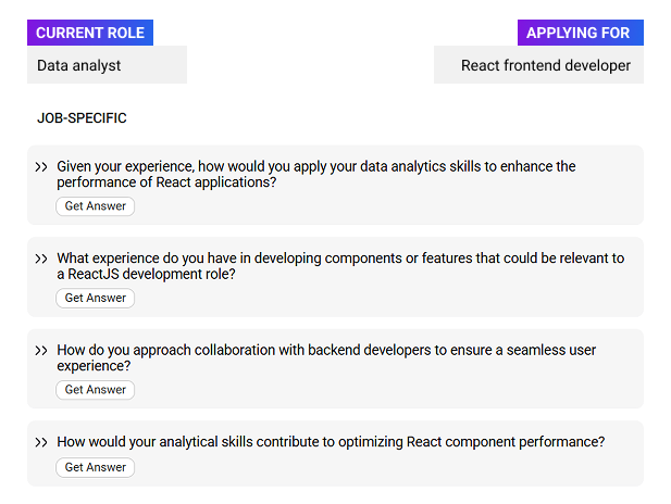 Job-Specific Interview Questions