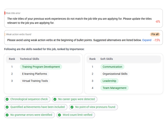 AI RESUME REVIEW AND SKILL MATCHING